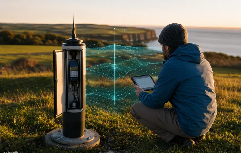 Monitoramento hidrogeológico de poço com dados holográficos de aquífero